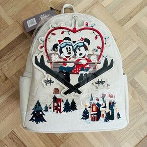 Disney Parks - Holiday Loungefly Mini Backpack - NWT
